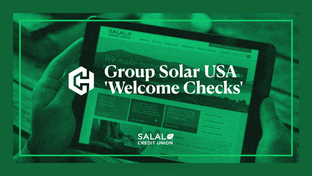 Group Solar USA 'Welcome Checks' Settlement image